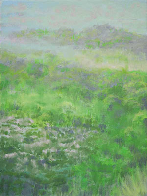 Painting: Foggy day, Essex estuary