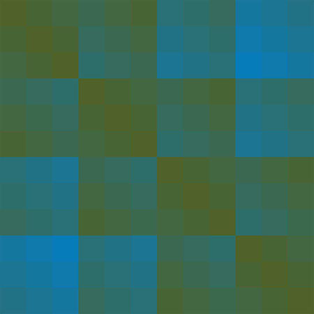 Painting: Green & cobalt blue