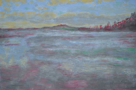 Salt marsh painting