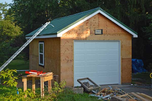 progress on garage