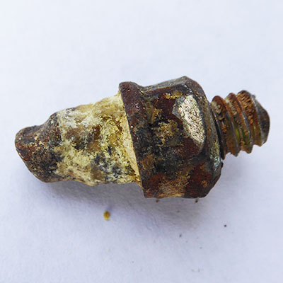 corroded bolt
